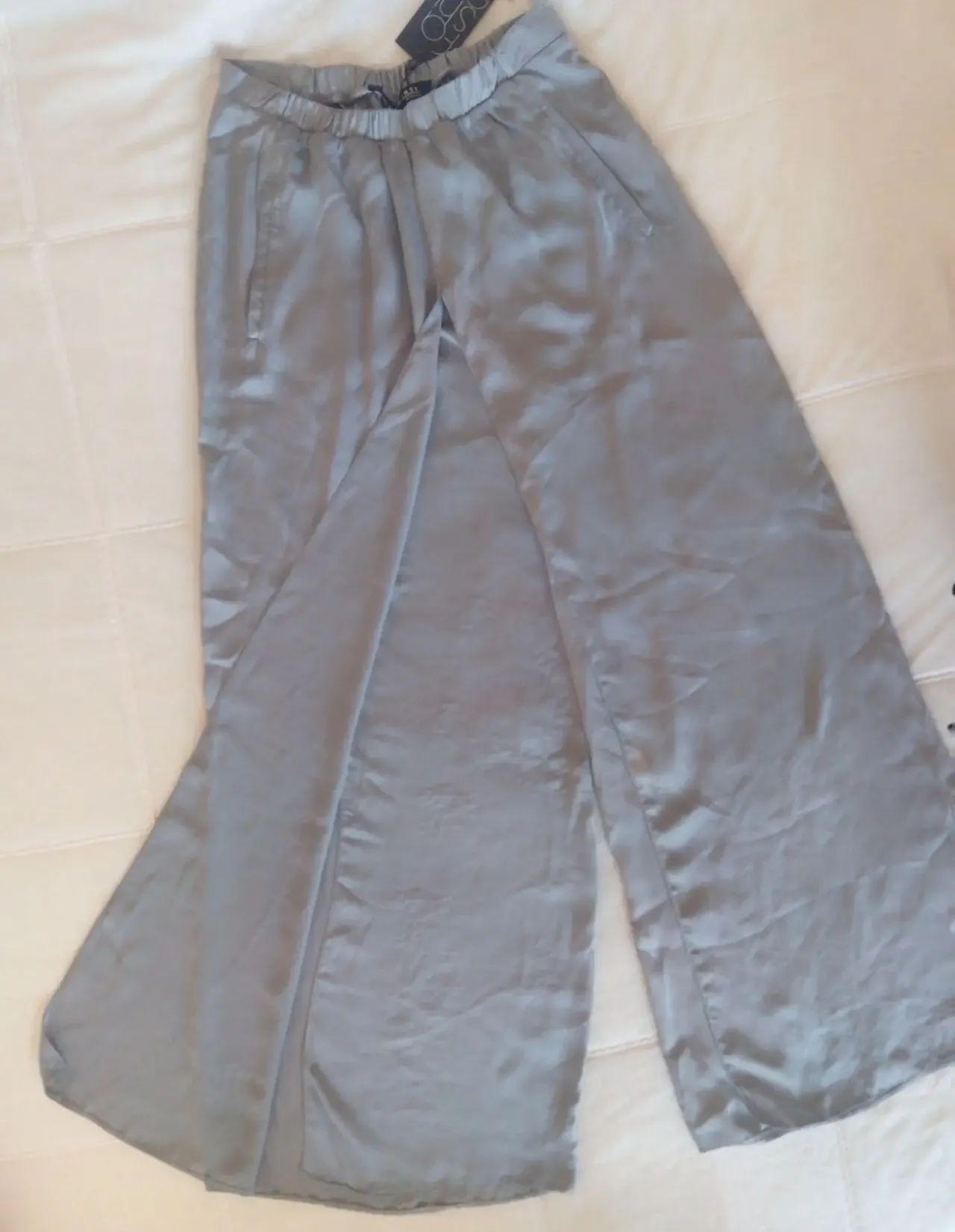 Серые широкие брюки с запахом Top Secret 38 7