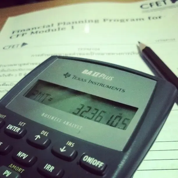 Финансовый калькулятор BA II Plus, для экзамена CFA 5