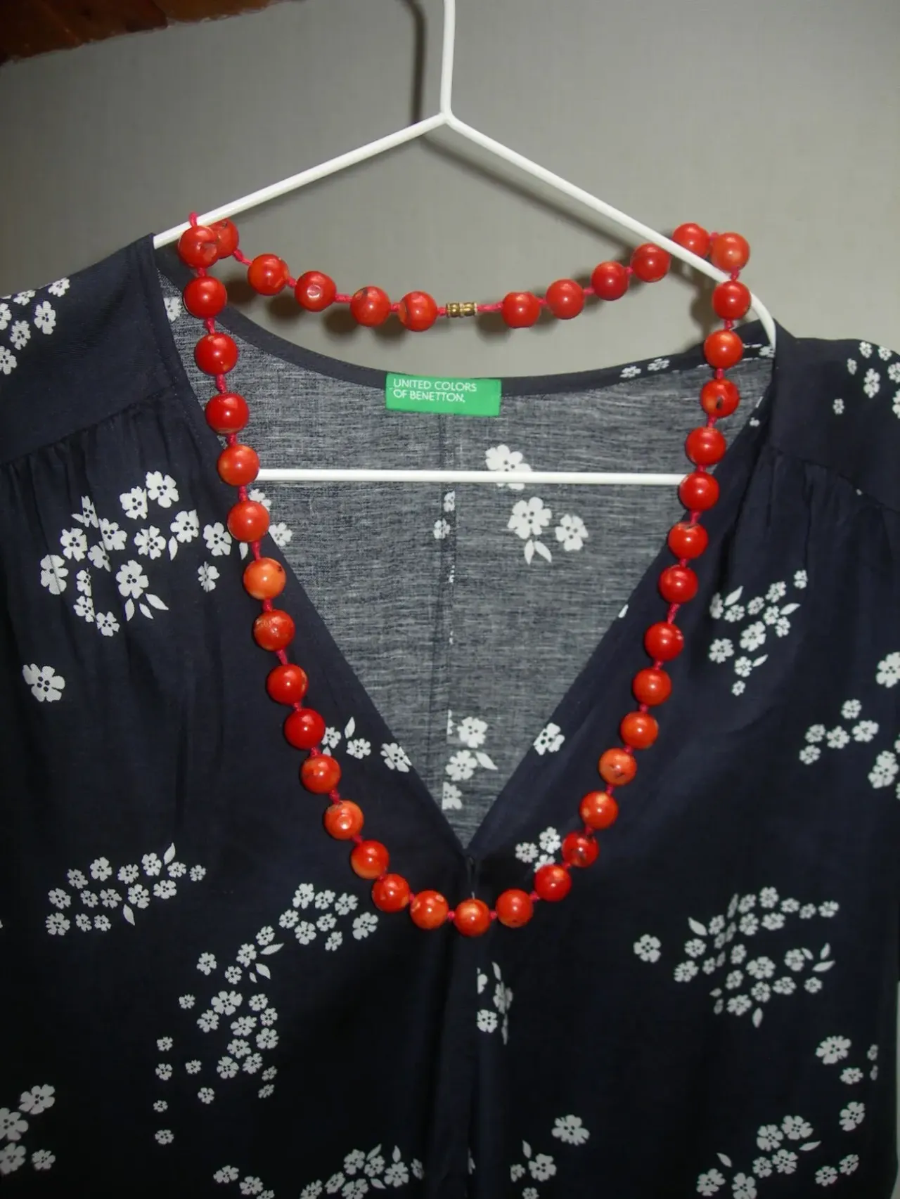 Колье, бусы, кораллы натуральные, 154 грамма, длина 76 см 7