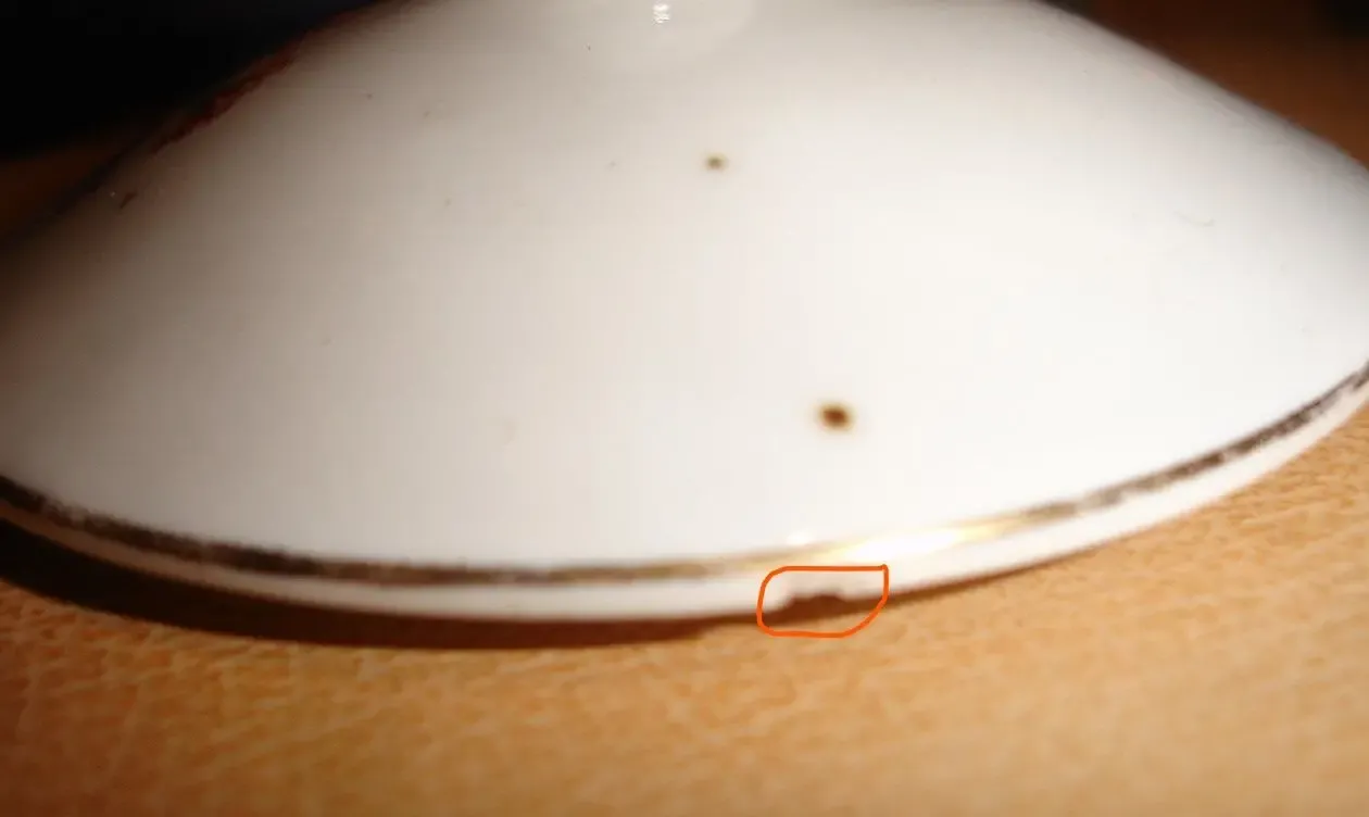 Чайник-заварник 500 мл. Порцеляна з позолотою. Полонне. 1950-ті роки 10