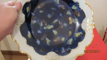 Немецкий фарфор-Kobalt блюдо,  Германия середина хх в