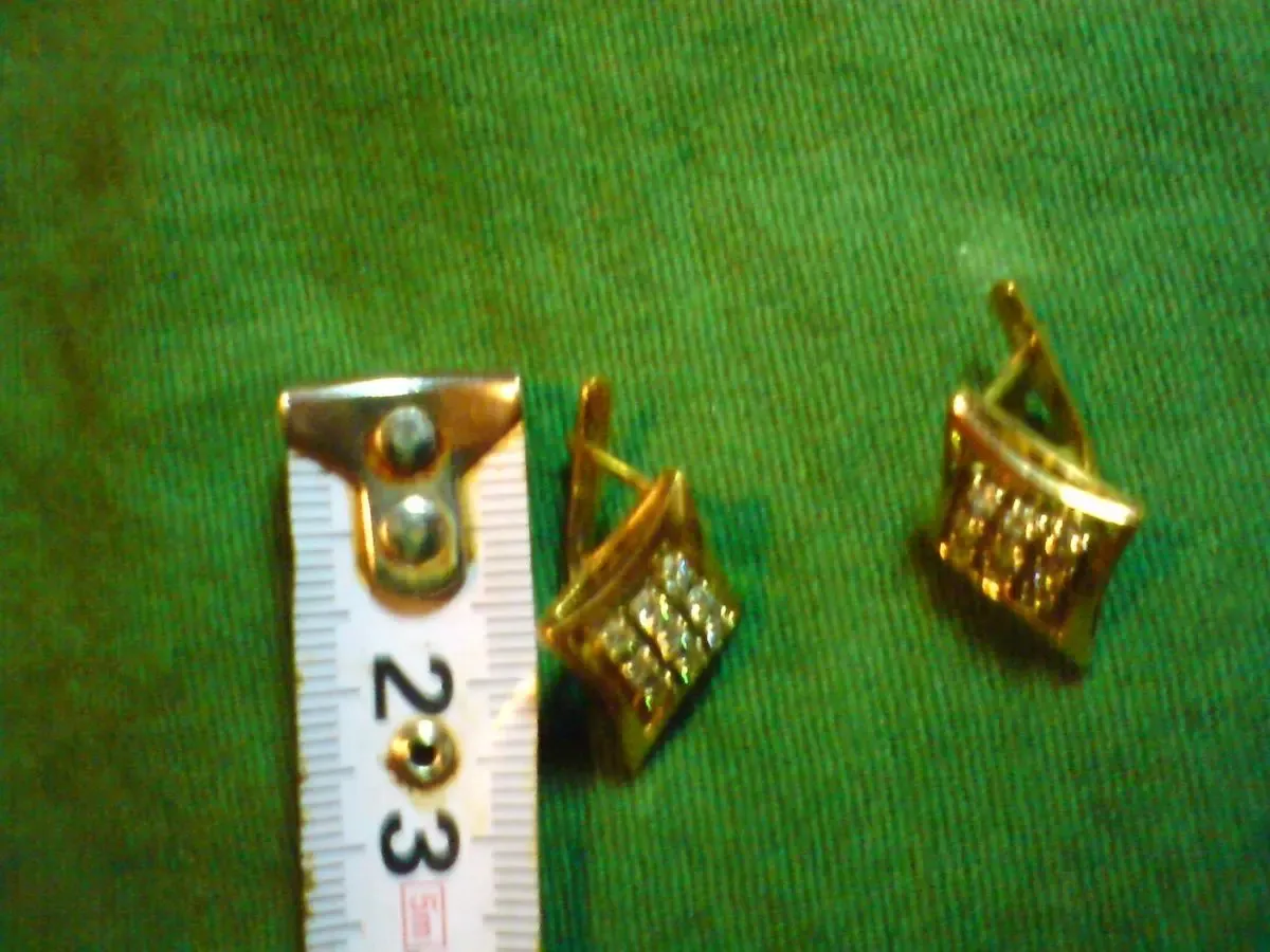 Кольцо серьги с бриллиантами изумрудами аметистами СССР 3