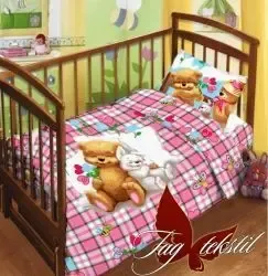 Детский комплект постельного белья в кроватку 5