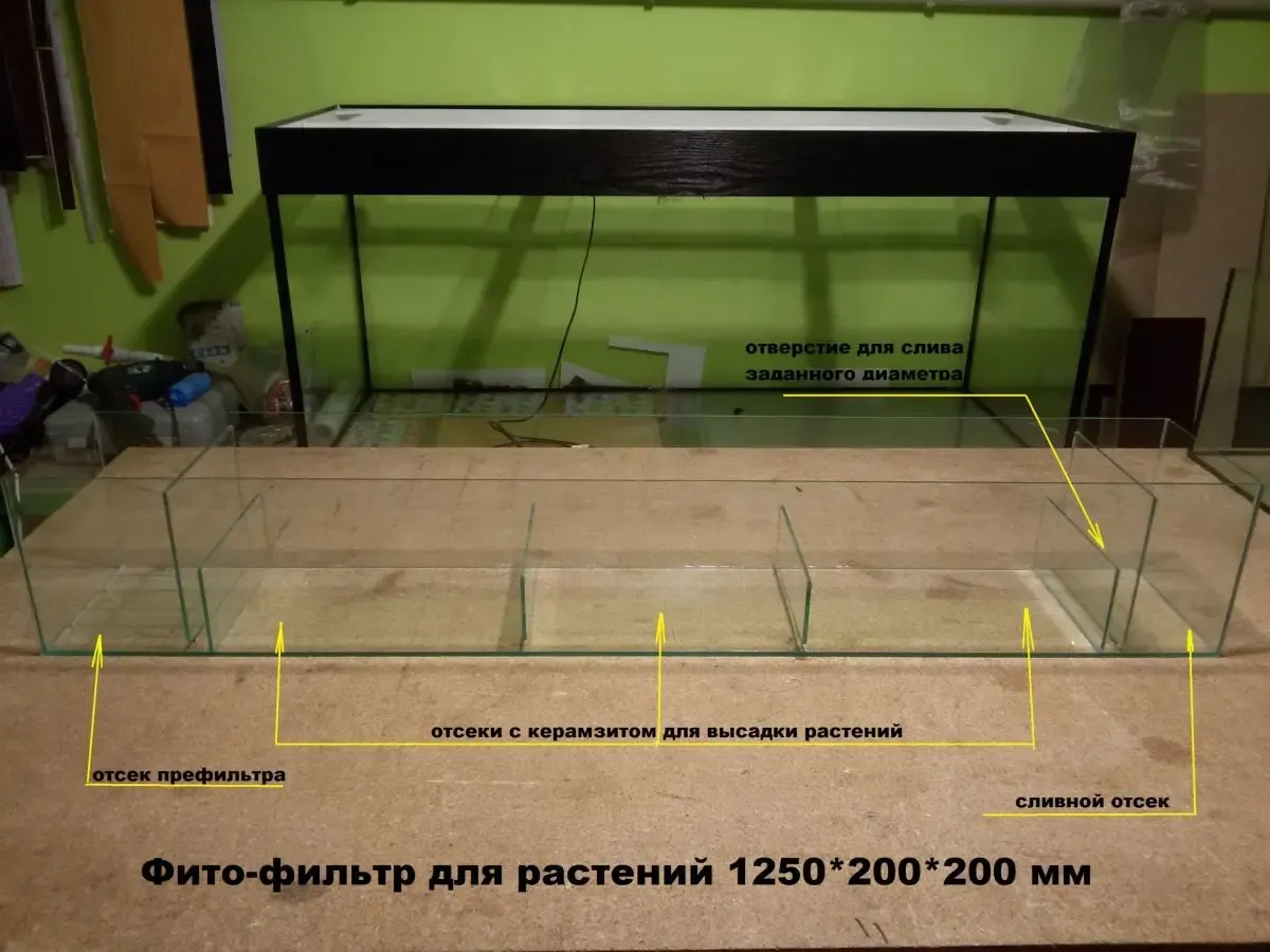 Самп - био-фильтр, фито-фильтр для аквариума, 2
