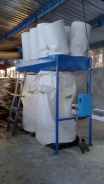 Аспирация под многопильный станок брусовочный