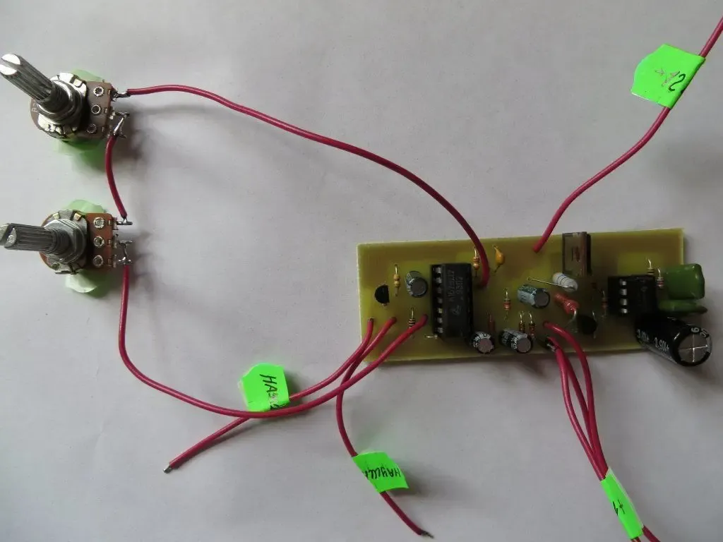 Металлоискатель ПИРАТ (электроника с 2 переменными резисторами)