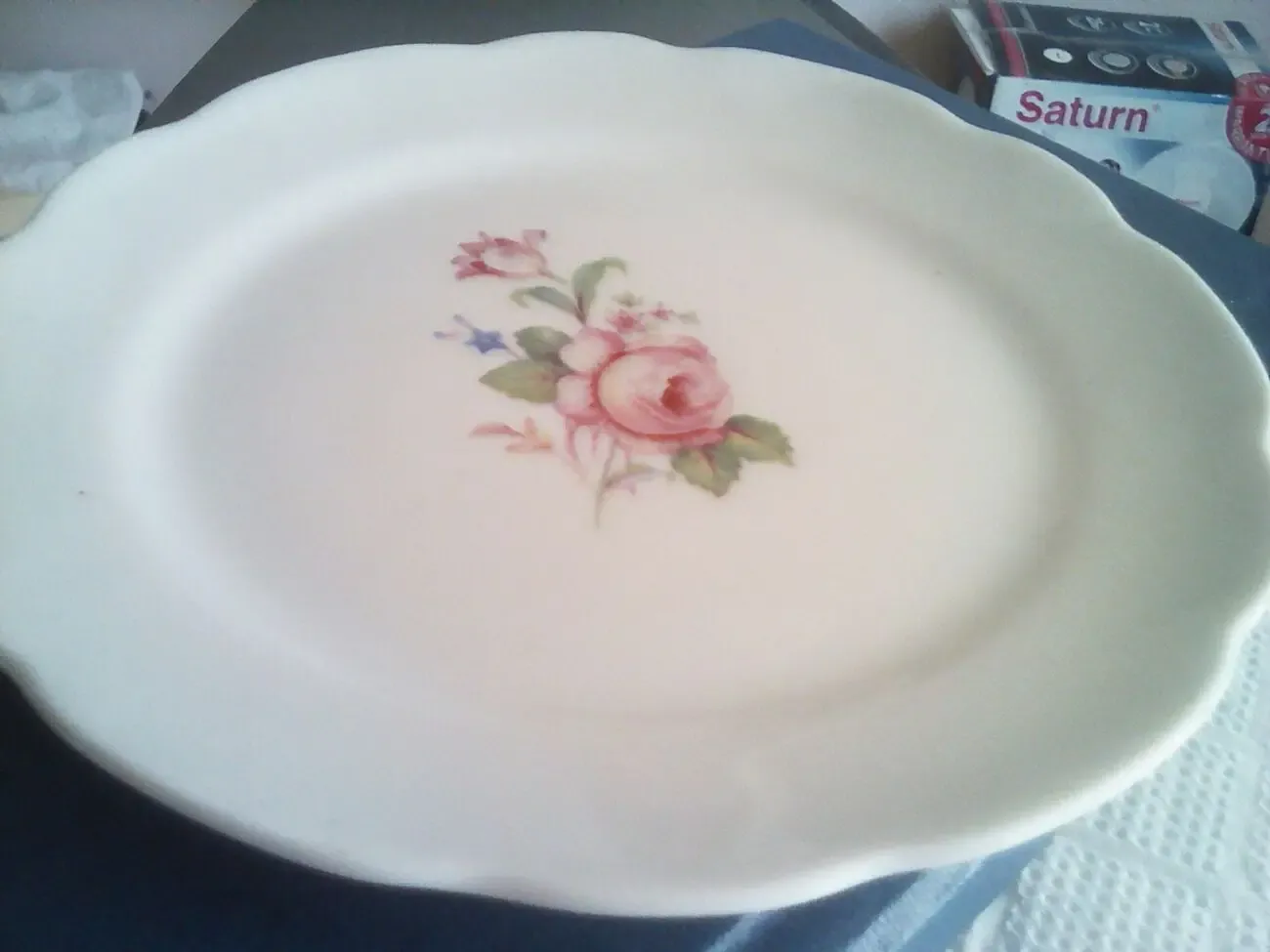 Тарелка блюдце, 15 см, Коростень СССР