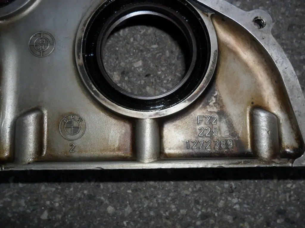 BMW 1272389, Крышка двигателя передняя БМВ М20, BMW 11141272390, ориг. 7