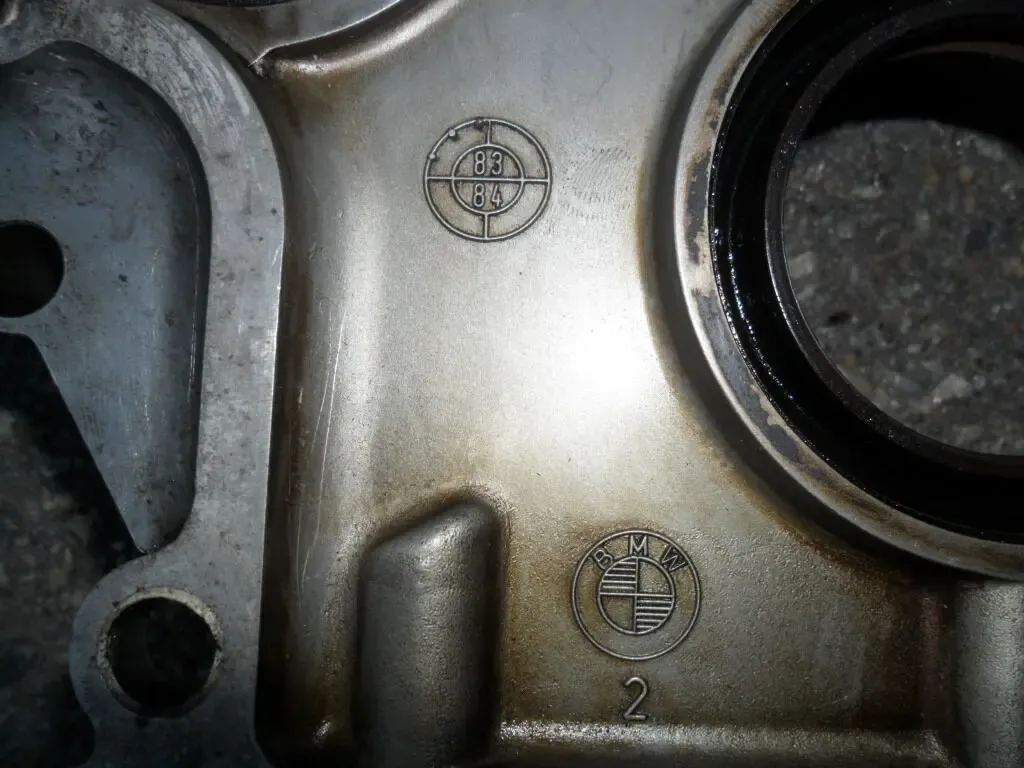 BMW 1272389, Крышка двигателя передняя БМВ М20, BMW 11141272390, ориг. 8