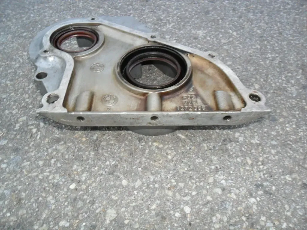 BMW 1272389, Крышка двигателя передняя БМВ М20, BMW 11141272390, ориг. 9