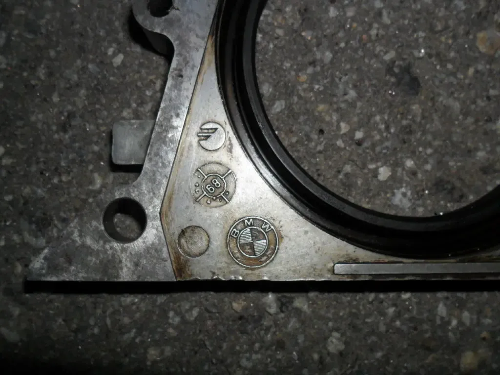 BMW 1265139, Крышка двигателя задняя БМВ М20, BMW 11141264493, оригин 6