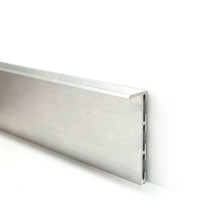Алюминиевый  скрытый плинтус 55мм Киев