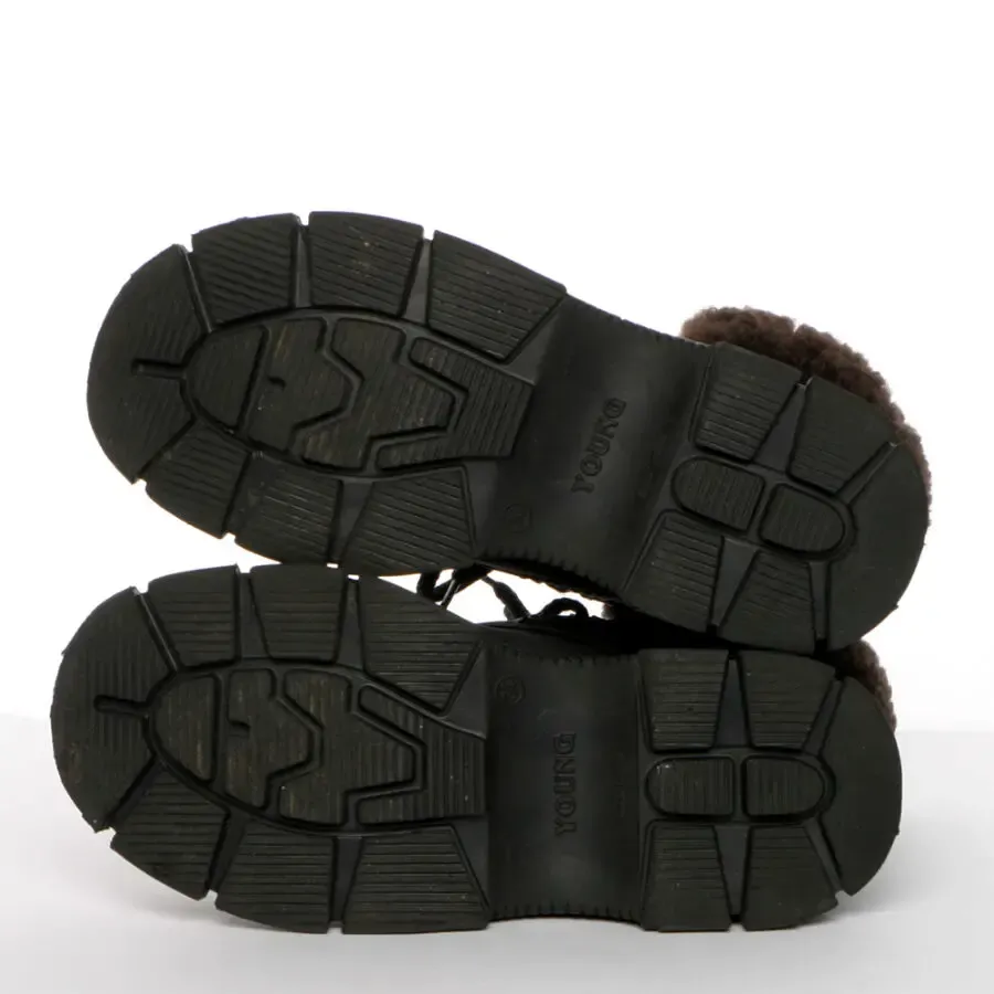 Кожаные зимние ботинки на мальчика р. 34/22 см.сапожки натуральный мех 7