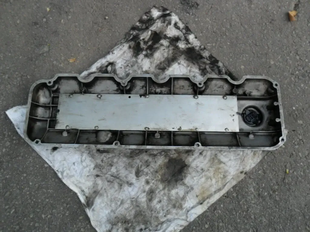 BMW 11121277018, Клапанная крышка двигателя БМВ М20, оригинал 5