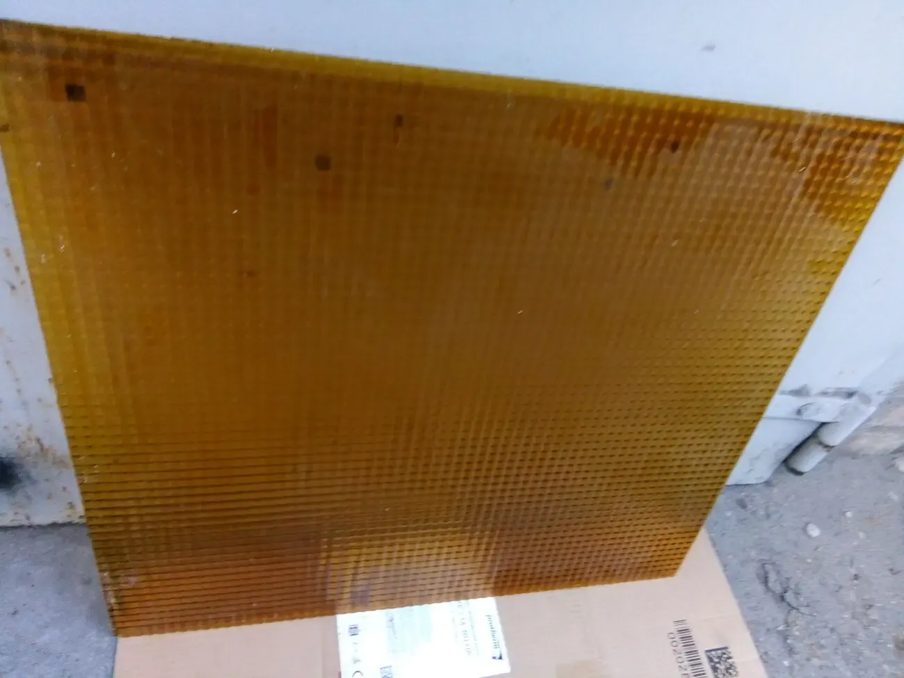 Стекло рифленое цветное витражное Толщина 4мм. 4