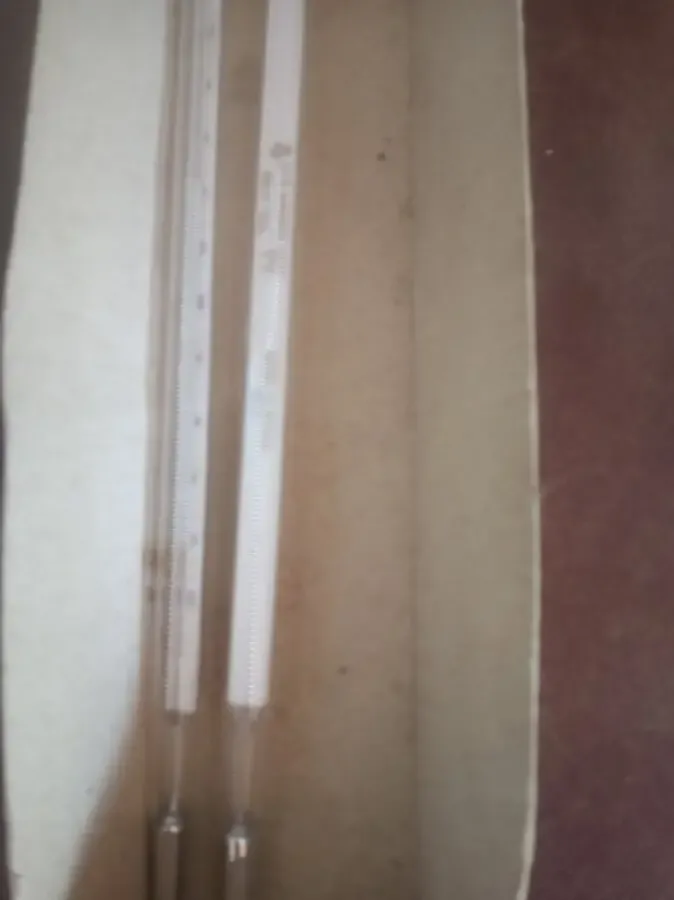 Термометр ртутный образцовый 0... +50С Teilung 0,1 grd TGL 11998 2