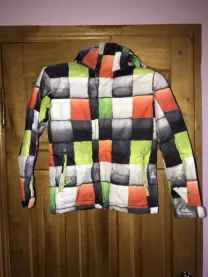Куртка детская б/у для сноуборда/ г.лыж/ повс.исп. ф.Quiksilver,р.10к
