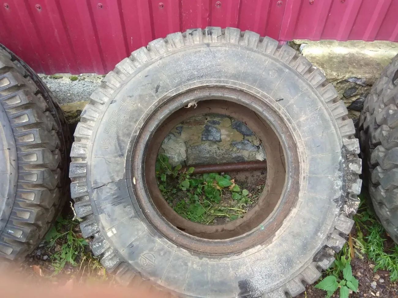 Шина колесо КФ-97  ПТС-6 ; 12 6