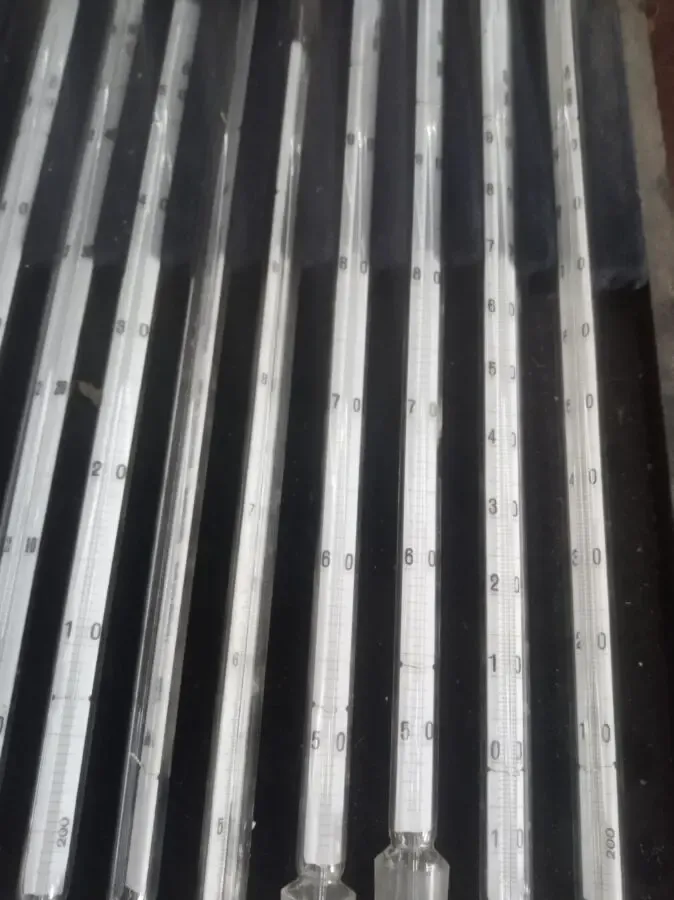 Термометр ртутный со шлифом от -10 до +100С Teilung 0,5 grd. Made in G 4