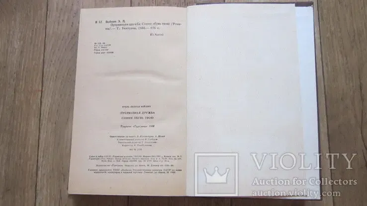 Э.Л. Войнич Прерваная дружба 5