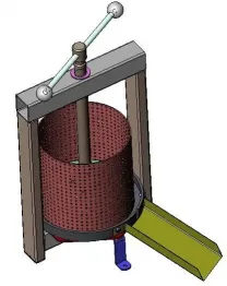 СОКОВЫЖИМАЛКА - ПРЕСС (только документация, чертежи)