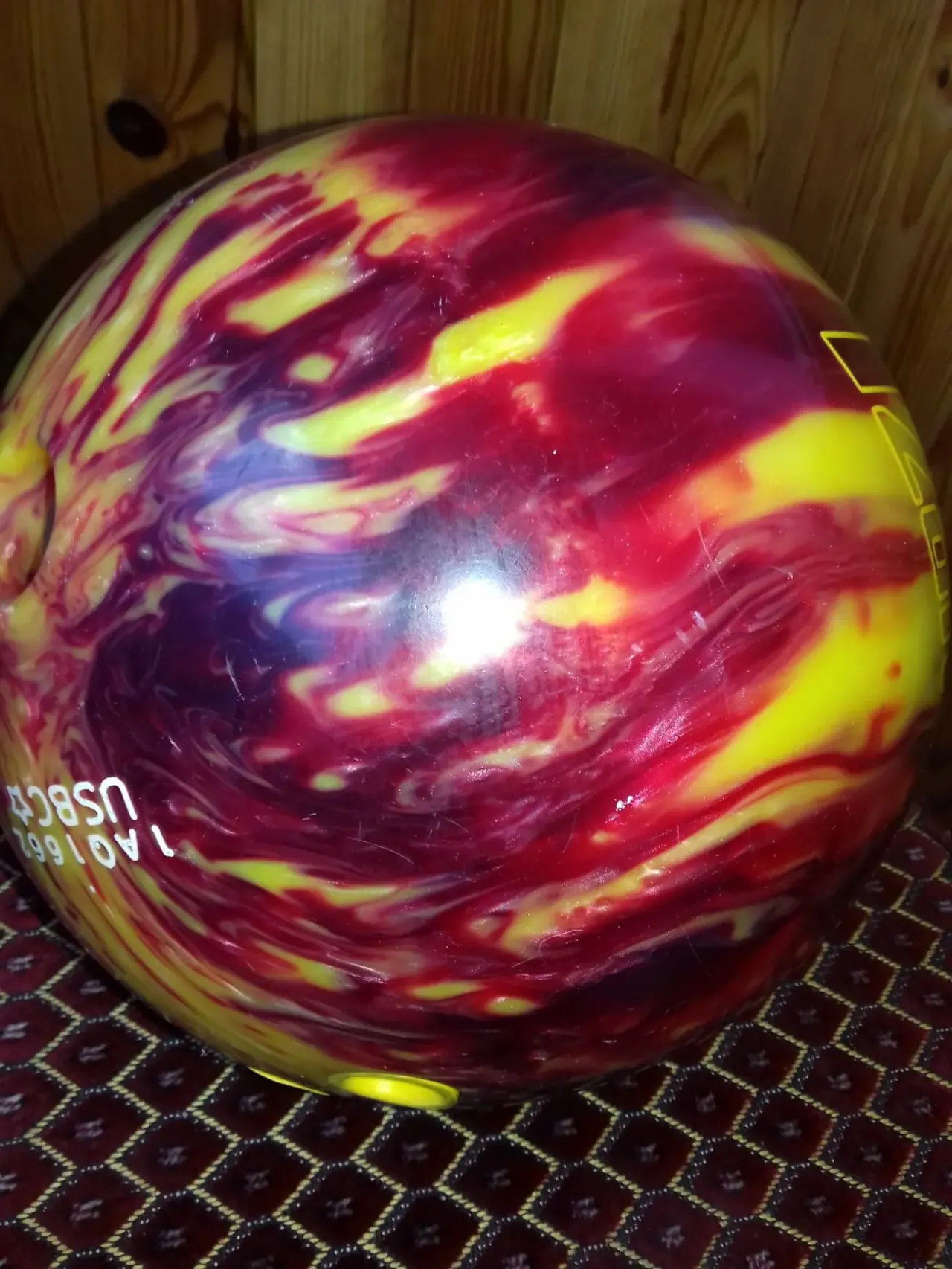 Карамельна куля для боулінгу. Tzone 14 й, 6 кг (Швидка доставка) 2