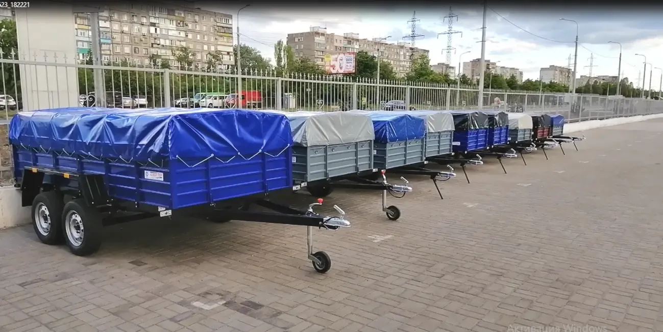 Большой выбор новых Двухосных и одноосных прицепов для Легкового авто
