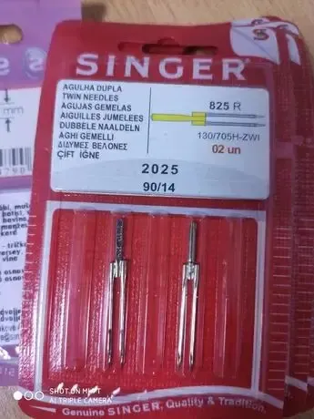 Игла Двухстержневая SINGER 2025 825R №90/14 2