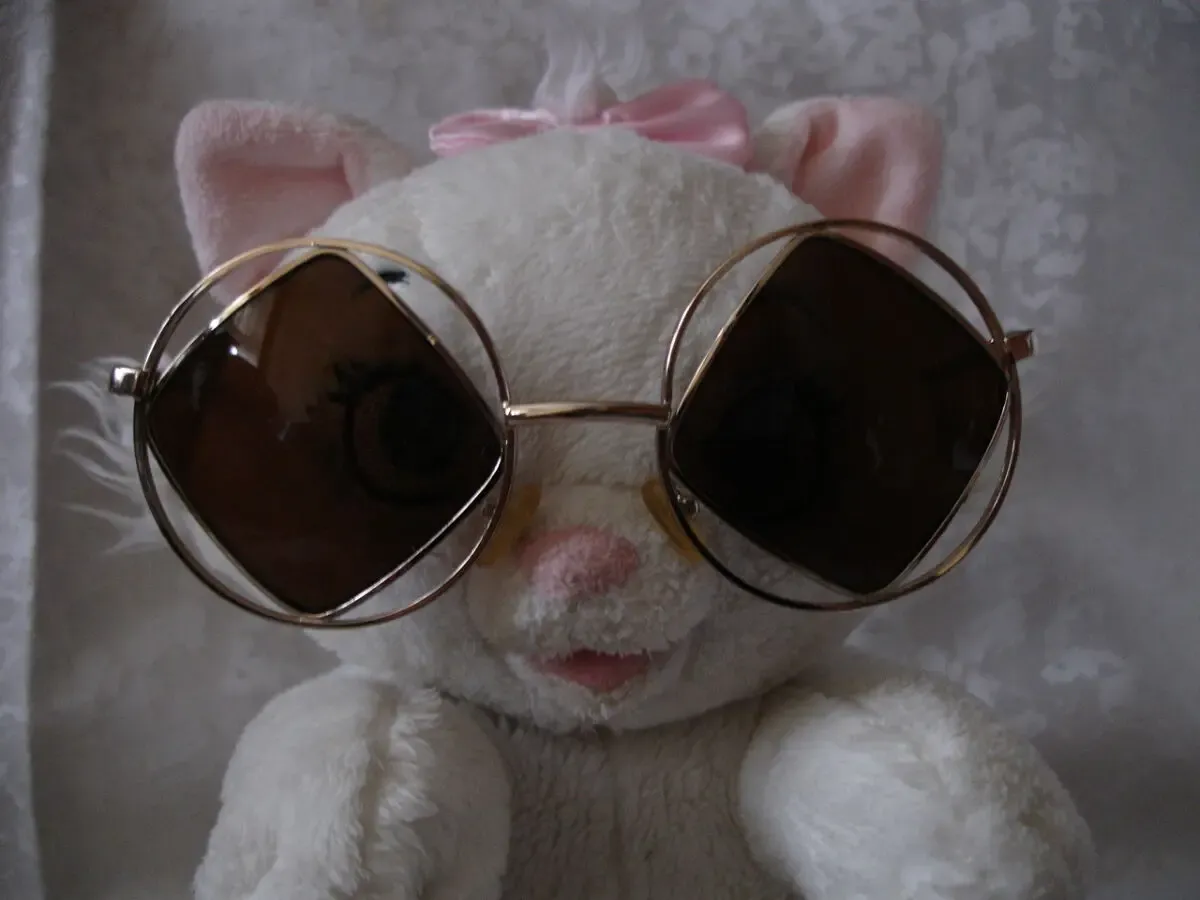 Очки/окуляри сонцезахисні, металева оправа, жіночі, стан нових 6