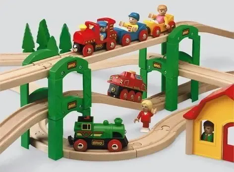 Дерев'яна залізниця Brio (Бріо) 33253 Опори для віадука 3