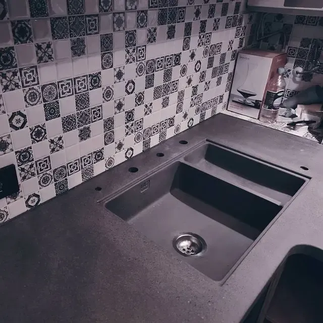 Кухни под заказ из бетона,бетонная столещница,барная стойка, остров 3