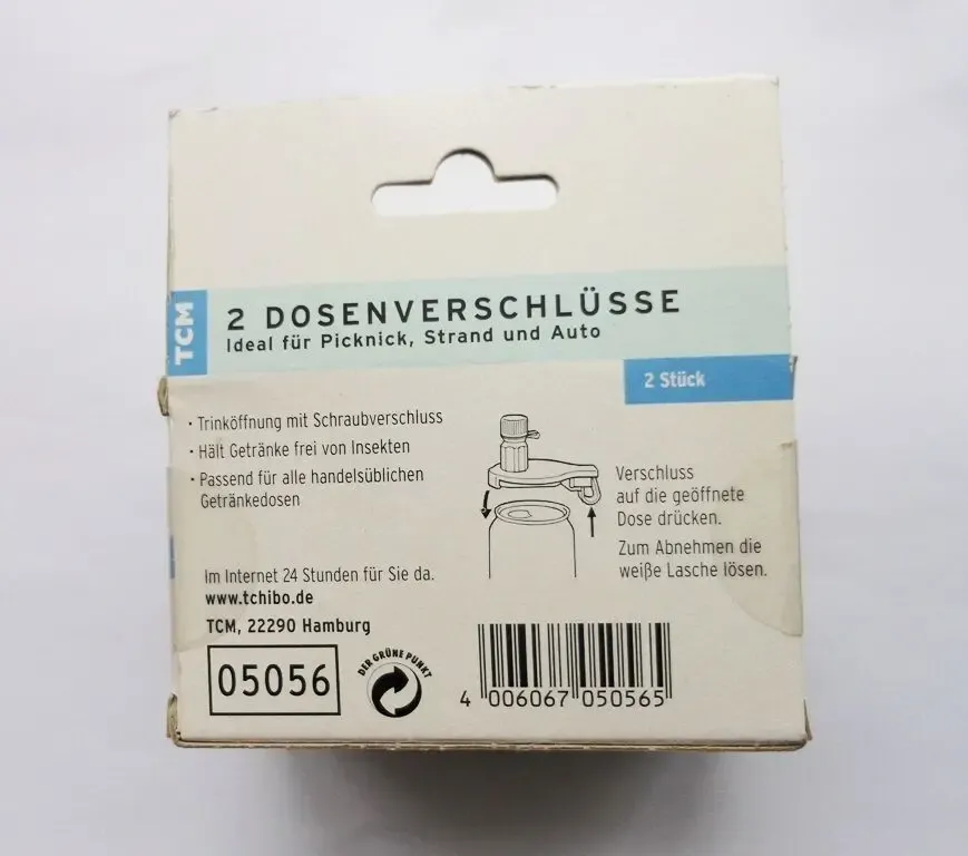 Крышка пластиковая для металлических банок (Germany) 6