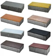 Тротуарная плитка Кирпичик 40,60,80 мм