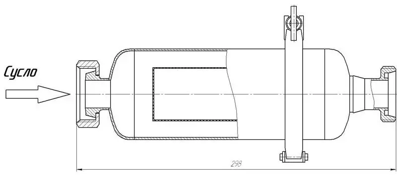 Фильтр-хмелеотделитель 150D25N25T 3