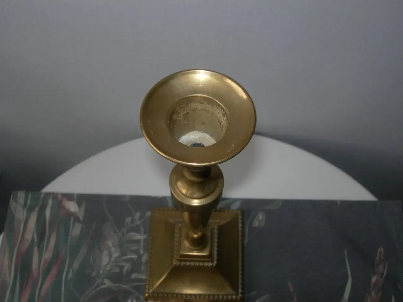 Подсвечник, ампир, бронза, 27 см, Австрия 4