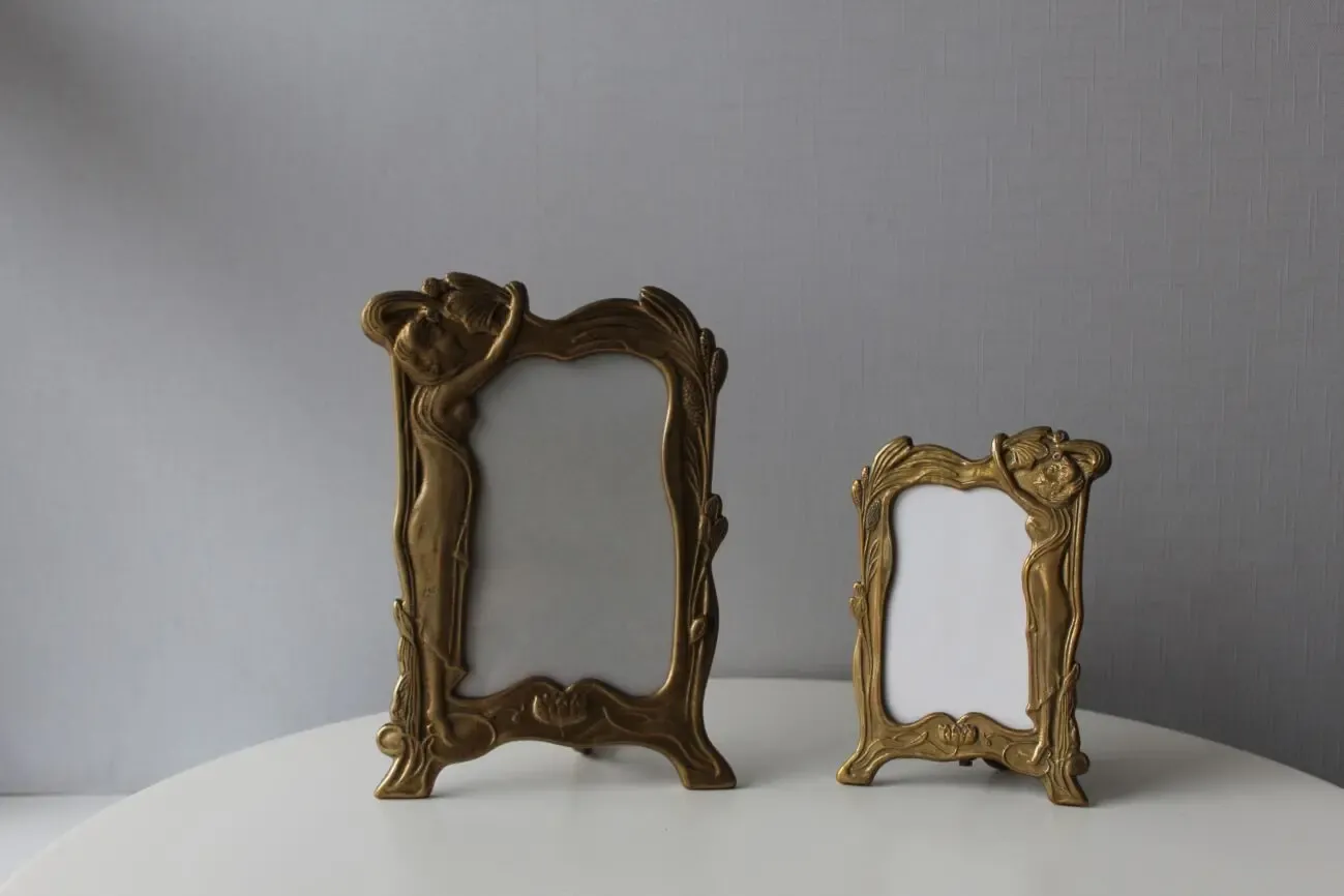 Рамки, рамы, рельефные, бронза, Германия, пара 3