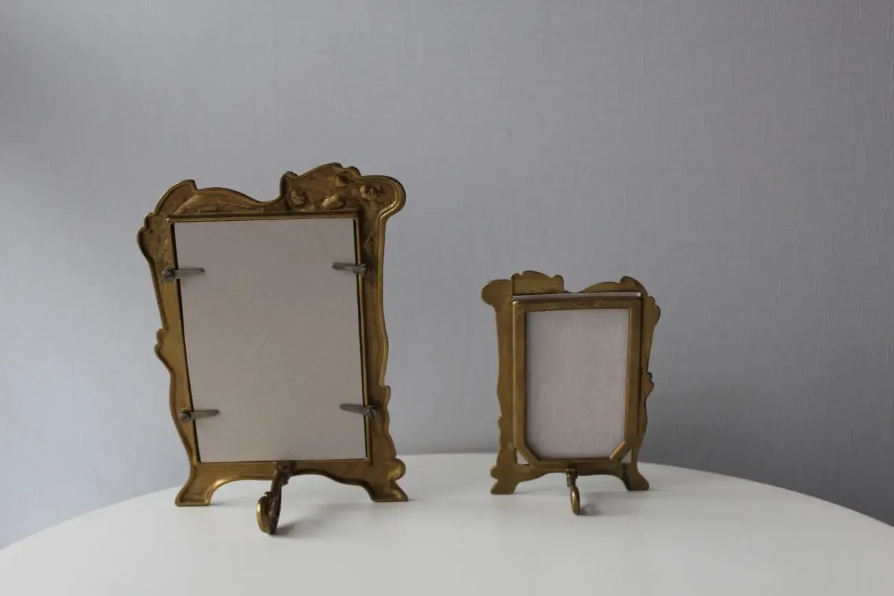 Рамки, рамы, рельефные, бронза, Германия, пара 4