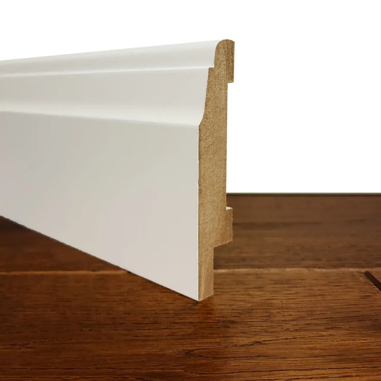 Плинтус МДФ Влагостойкий Белый Крашенный 16x70х2040мм Киев 5