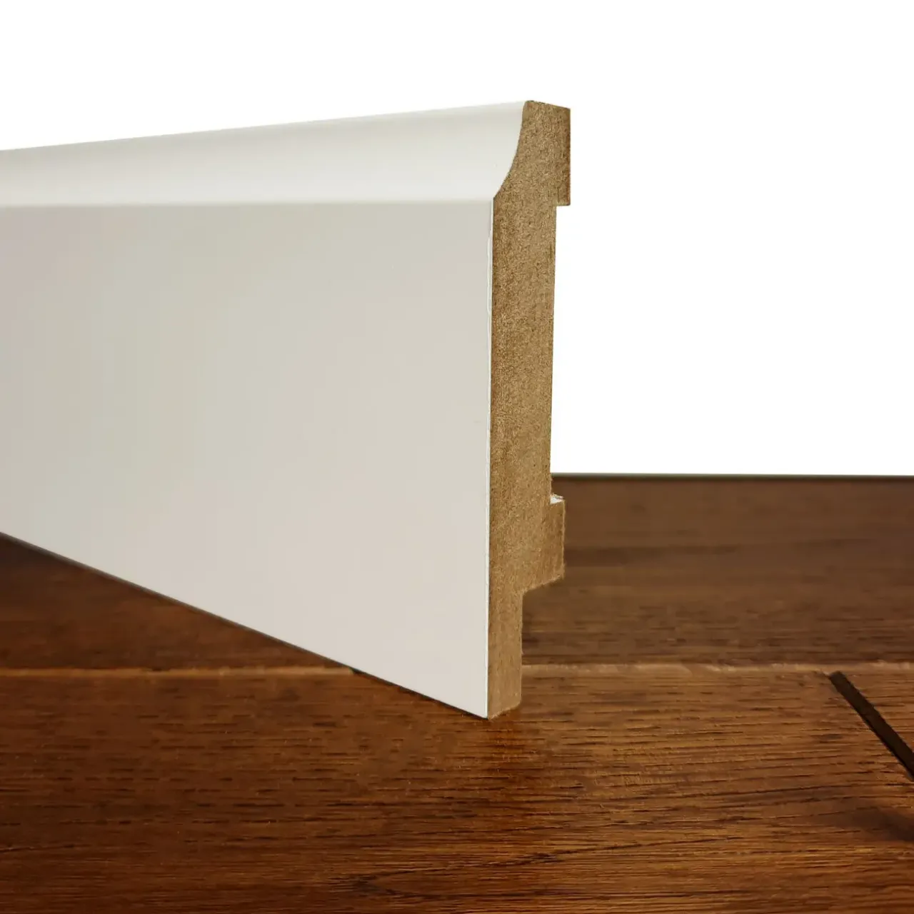 Плинтус МДФ Влагостойкий Белый Крашенный 16x70х2040мм Киев 7