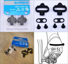 Шипы Shimano SM-SH51 SPD новые