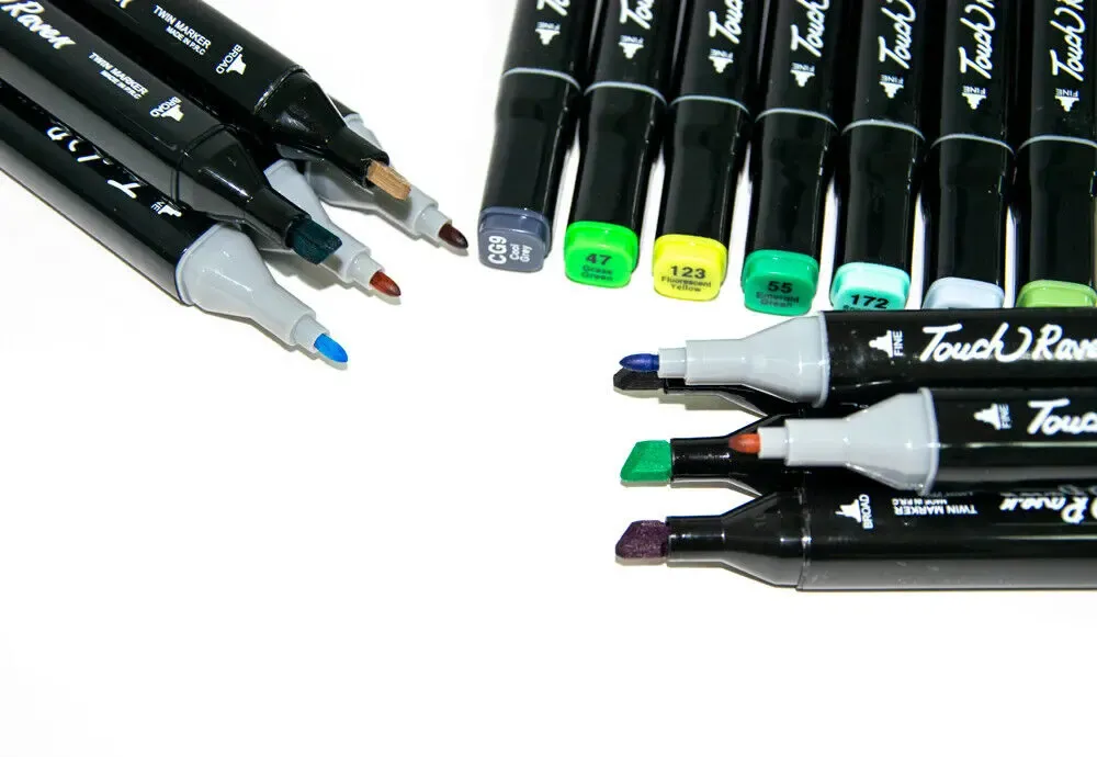 Набор скетч-маркеров Touch Raven, 48 шт. - маркеры для рисования 6