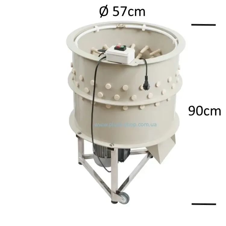 Перосьемная машина для бройлеров, кур, уток Мечта Фермера -  600 3