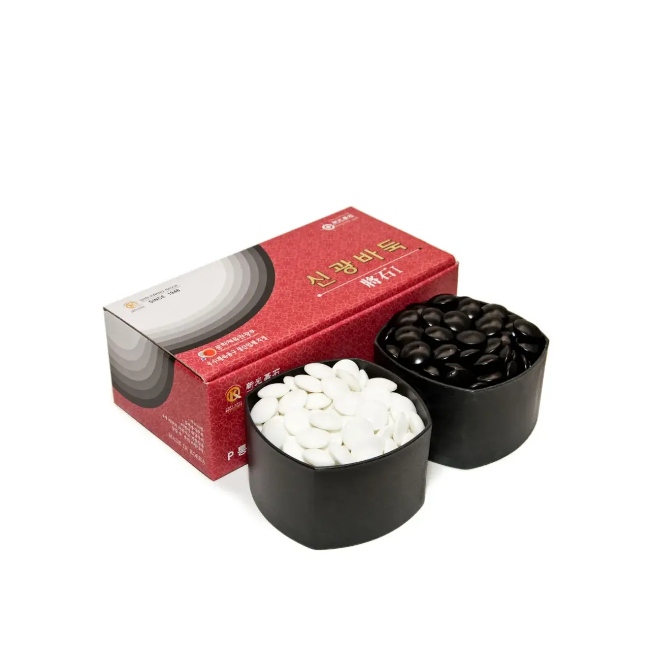 Гобан (19х19) с набором камней из фаянса для игры в Го 2