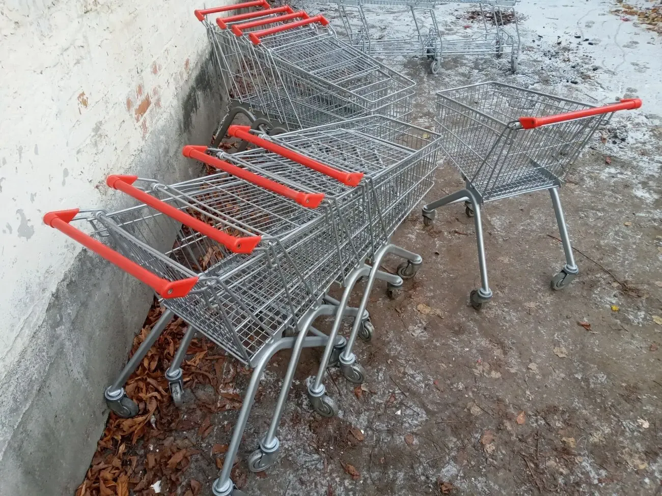 Торговые тележки б/у, покупательские тележки 80 л. Wanzl б у, 2