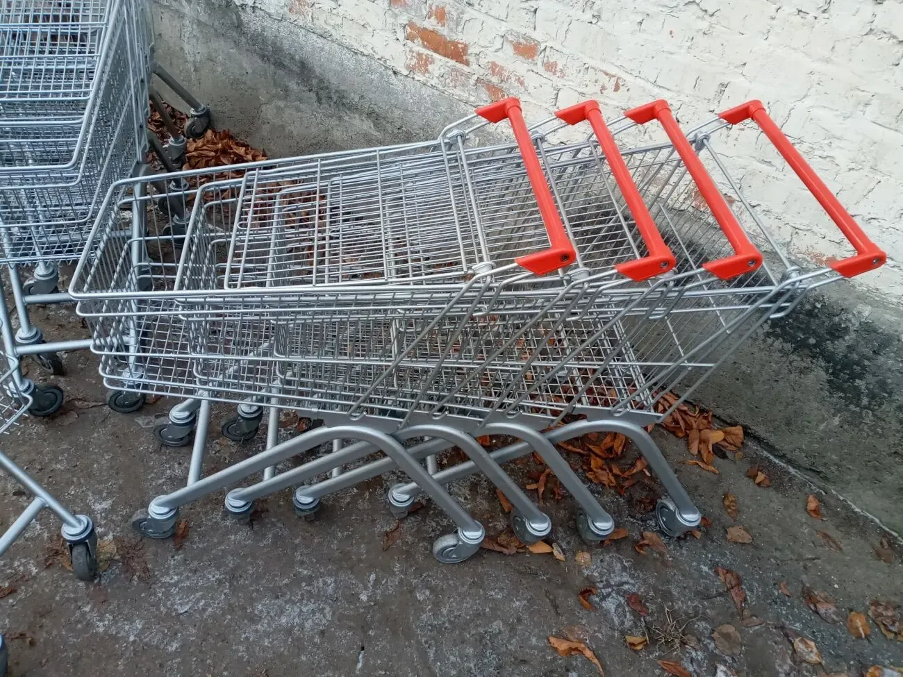 Торговые тележки б/у, покупательские тележки 80 л. Wanzl б у, 3