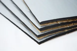 Вспененный каучук 10 мм фольгированный  Шумоизоляция  Теплоизоляция