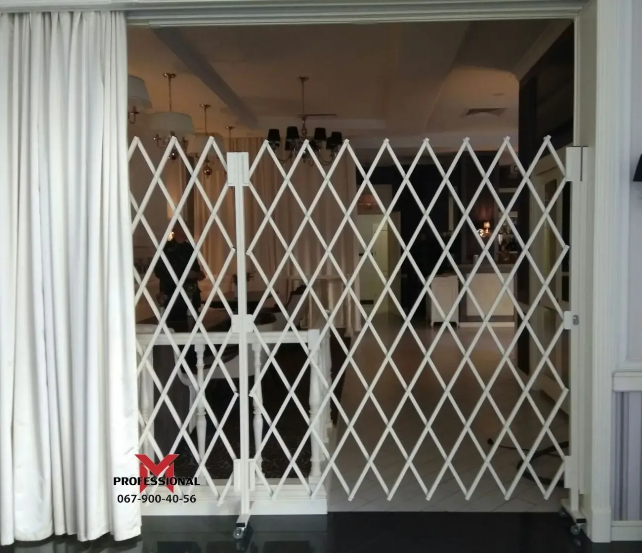 Раздвижные решетки Prof Strong для ограничения доступа  Софиевской Бор