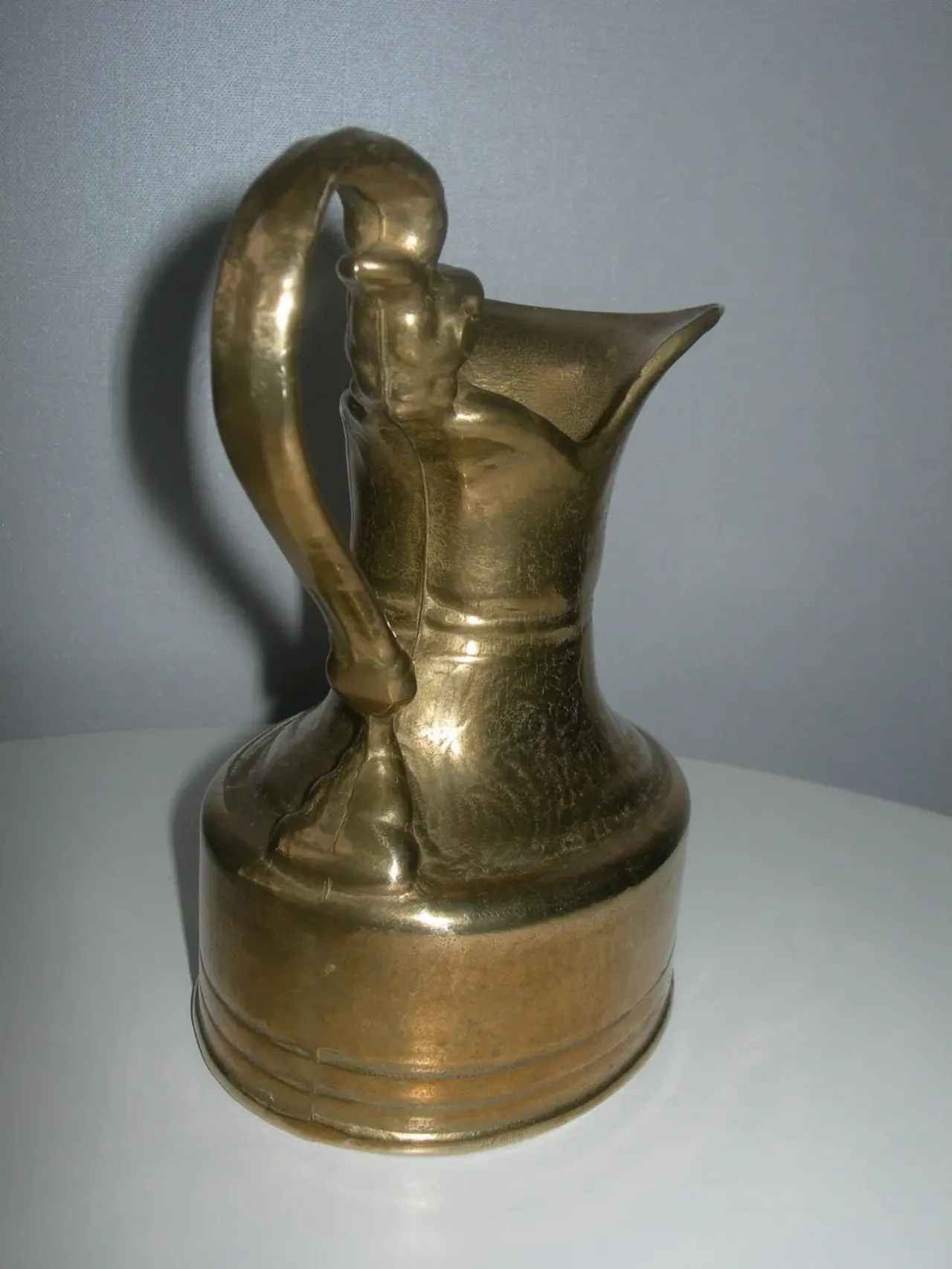 Кувшин, бронза, массив,  цельнолитой,  Германия 5