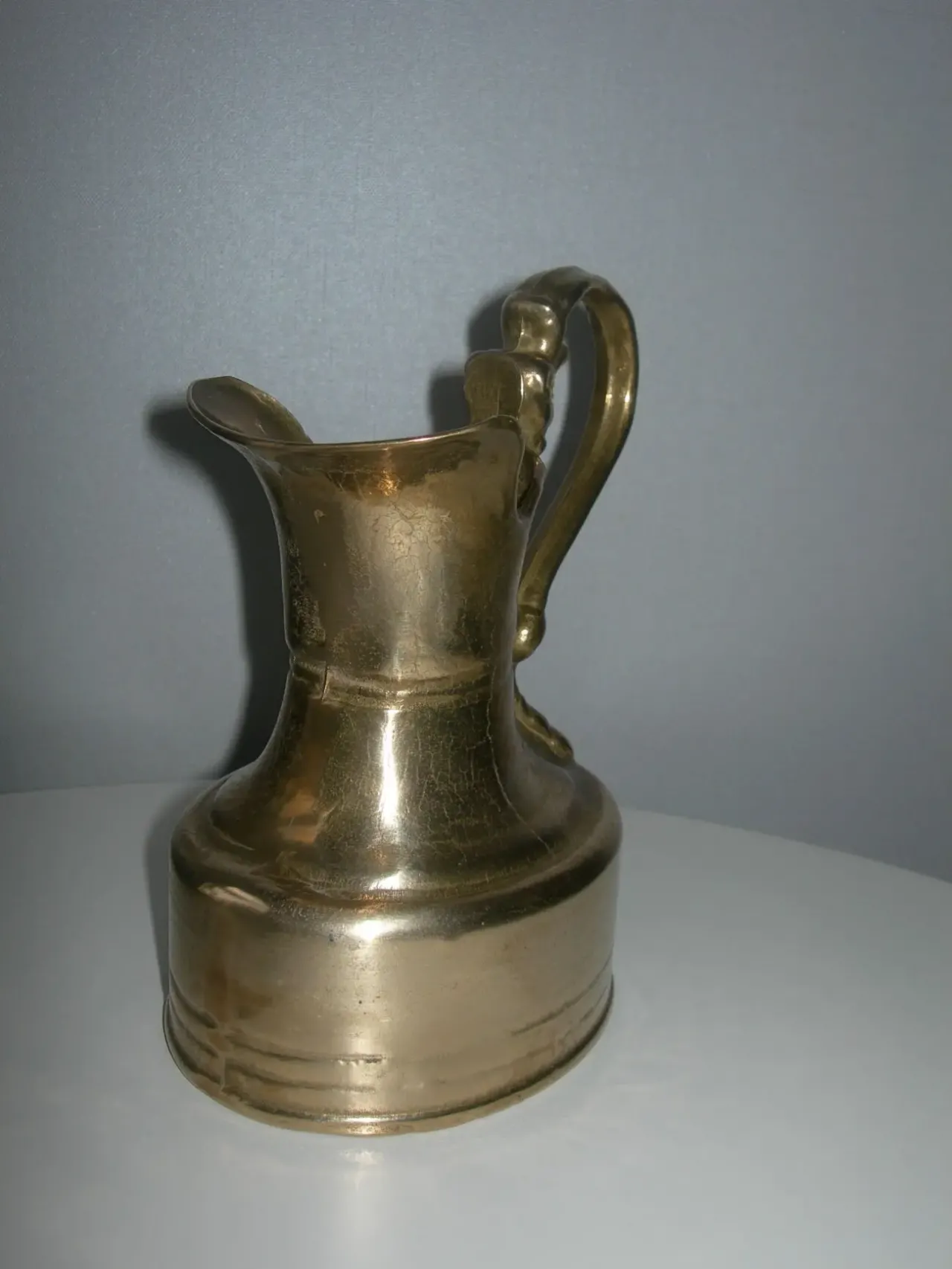 Кувшин, бронза, массив,  цельнолитой,  Германия 6