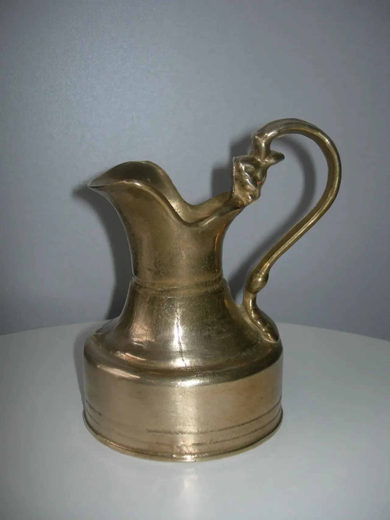 Кувшин, бронза, массив,  цельнолитой,  Германия 3